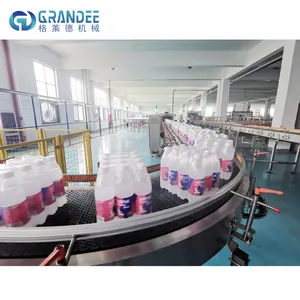 Full Automatic Plastic Film Heat Shrink Wrapping Packing Machine For PET Glass Water Bottle