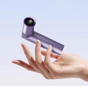 Ventilador Plegable con Pantalla Digital Inteligente, Ventilador de Mano con Forma de Lápiz Labial, Gran Volumen de Viento, Recargable por USB - Product Image 6