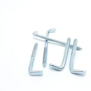 <span class=keywords><strong>L</strong></span> gancho parafuso aço carbono zinco chapeado <span class=keywords><strong>l</strong></span> forma tocando parafusos para casa jardim - Product Image 5