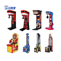 Machine de boxe d'arcade avec mesure de force, simulateur de sac de frappe à décompression, fonctionnement par carte de crédit, pièces de monnaie et billets, fabriquée par [Nom du fabricant]