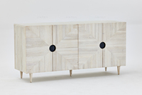 Classique Style japonais-nordique salon meubles anciens pin récupéré salon armoire cuisine armoires en bois buffet