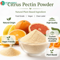 Poudre de pectine d'agrumes de haute qualité HM/LM, issue d'écorces d'orange et de citron, qualité alimentaire, fournisseur en vrac de poudre de pectine d'agrumes