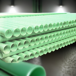 Tubos de Fibra de Vidrio Transparente de Alta Resistencia, Personalizables, Tipo Basalto FRP, Tubería de Presión de Proceso, Durabilidad, Corte, Resina <span class=keywords><strong>UPR</strong></span>/EPOXY - Product Image 1
