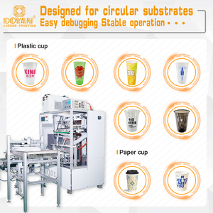 Đầy đủ servo tự động UV hình trụ lụa Màn hình máy in cho sữa tách trà/cốc nhựa/Cốc giấy in ấn - Product Image 3