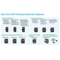Authentique PLC DVP14EC00R3 DVP-EC3, 14 entrées/sorties, mémoire de programme 8K points, 8DI 6DO, relais, 100-240VAC, logique standard compacte