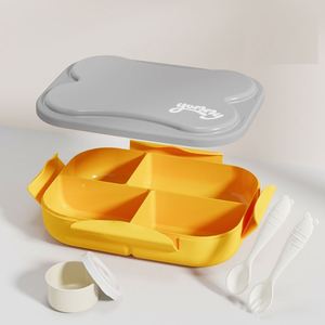 Boîte à lunch de style mignon allant au four à micro-ondes avec couvercles scellés frais Stockage des repas de fruits des employés de bureau en plastique de qualité alimentaire - Product Image 5