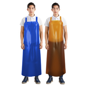 Tablier en acier Shuangyu H085 90x120cm, imperméable et résistant à l'huile, pour cantines et lieux de vente de fruits de mer - Product Image 2