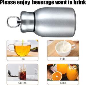 Bouteille d'eau isotherme 10 oz, petite bouteille d'eau en acier inoxydable, réutilisable, thermique en métal - Product Image 4