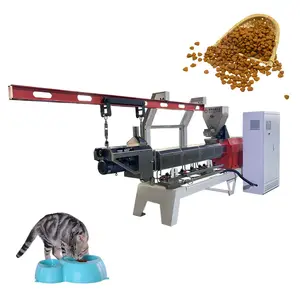 High quality Pet Treats Cat Dog food extruder pet cat food making production line