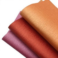 Cuir PU gaufré imperméable et élastique de 0,6 mm, anti-moisissure, pour la décoration des murs, des meubles et des sièges de voiture