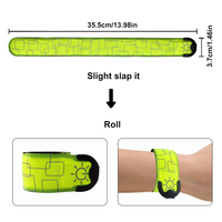 Bande lumineuse LED Rechargeable, Bracelets de sécurité nocturne pour le cyclisme, la marche, la course, le Concert, le Camping, les Sports de plein air