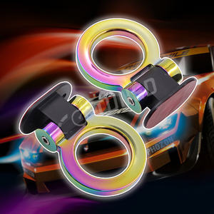 Crochet de remorquage factice décoratif JDM pour voiture de course, crochet de remorquage factice en plastique - Product Image 6