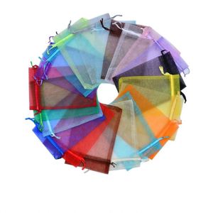 Drawable <b>White</b> <b>Small</b> Organza <b>Bags</b> 7x9cm Favor Wedding Christmas Gift <b>Bag</b> Jewelry Packaging <b>Bags</b> & Pouches - Product Image 1