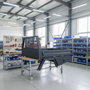 Plataforma Estándar para Camioneta de Cabina <span class=keywords><strong>Extra</strong></span> para Hilux, Ranger, Dmax, Bt50 con Estribos Laterales Reforzados y Puerta Trasera Reforzada - Product Image 3