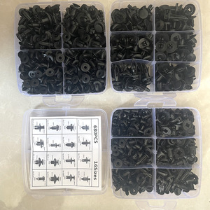 Kit de fixation de pare-chocs universel Jiechuang 680 pièces, clips de réparation en plastique pour carrosserie automobile - Product Image 2