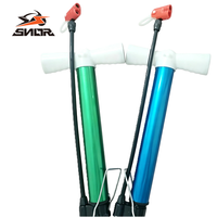 Outils de pompage SNOR, pompe à air haute pression gonflable pour moto, pour peinture cuite 35/315 mm, base en plastique bleu