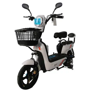 Source factory Fat tire electric bike 14 inch electric scooter 350w electric moped Buy one get one free