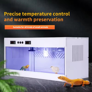 Terrarium rectangulaire moderne en PVC empilable de qualité supérieure pour reptiles, avec contrôle intelligent de la température et interrupteur lumineux intégré, capacité 100 kg - Product Image 3