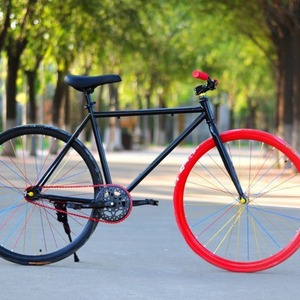 Bicicleta Gótica de Piñón Fijo de 26 Pulgadas con Cuadro de Aleación de Aluminio, Cuadro Rígido, Estilo Estudiantil Unisex, Calidad de Exportación - Product Image 3
