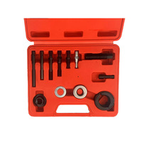 Kit de service de poulie de direction assistée 12 pièces pour le démontage et l'installation des poulies de pompe de direction assistée, réparation automobile professionnelle