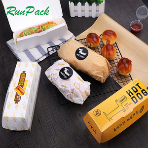Boîte d'emballage jetable pour la restauration rapide, design personnalisé, qualité alimentaire, pour saucisses, <span class=keywords><strong>jambon</strong></span>, hot-dogs, hamburgers - Product Image 3
