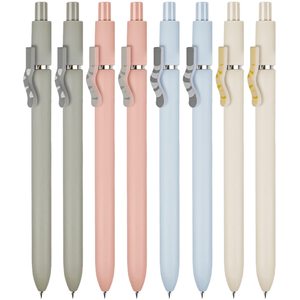 5 pièces stylos Gel à encre noire japonaise haut de gamme 0.5mm pointe fine écriture lisse journalisation prise de notes en plastique grande idée cadeau - Product Image 2