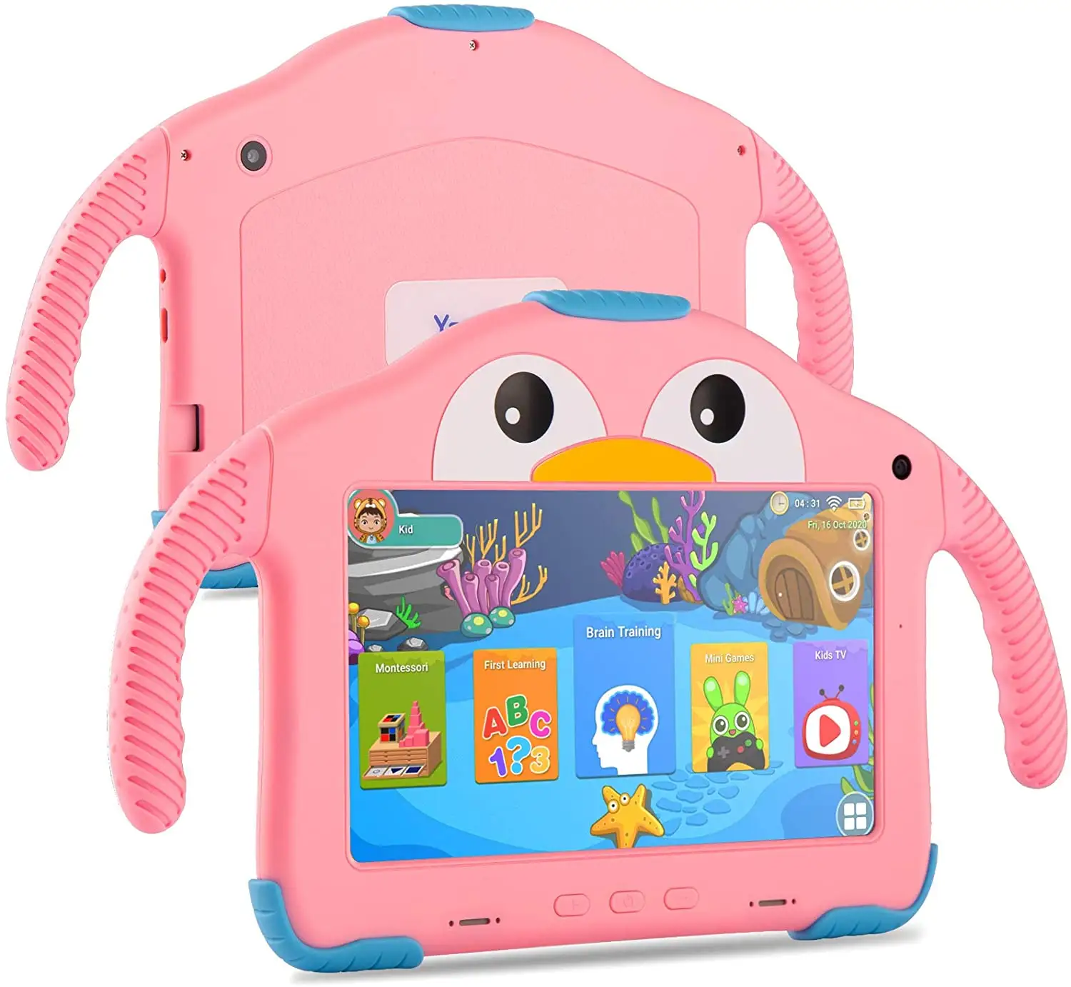 新しいAndroid10.0ipsタッチスクリーンタブレットPC7インチWiFiキッズタブレット8GROM幼児学習HDMI安いキッズタブレットPC