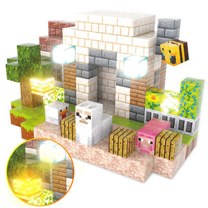 Bloques de Construcción Magnéticos de 2 cm, Juguetes de Plástico con Luces, Dimensiones Personalizables, Bajo Índice de Flujo, Certificado EN71 - Product Image 1