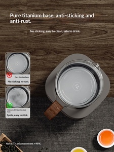 Hochwertiger, vollautomatischer elektrischer Teebereiter aus reinem Titan mit 1,3 l Fassungsvermögen, Gesundheitstopf und Geschenk. - Product Image 4