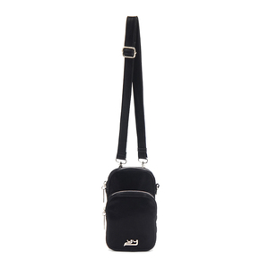 Top Tier Glossy <b>Black</b> <b>Evening</b> <b>Bag</b> Featuring Removable Shoulder Strap And Eye Catching Metallic Shine Material - Product Image 1