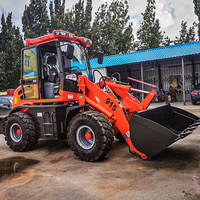 Chargeuse sur pneus compacte 4x4 fiable 915/ZL15, diesel, 1,5 tonne, moteur hydraulique frontal, pour travaux de terrassement et manutention de matériaux, certifiée CE