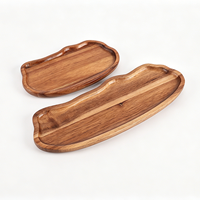 Plateaux de service en forme de nuage, planches à charcuterie, planches de service en bois, plateaux de service en bois pour fruits