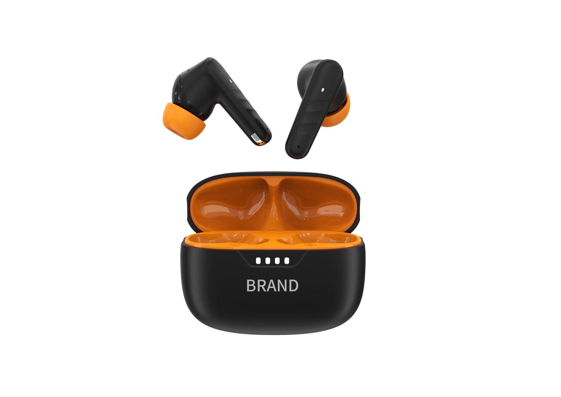 Orange avec du noir