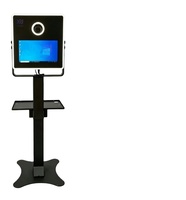 Photomaton Métallique pour Événements, Écran Tactile 15,6'', Ventilateur de Refroidissement RGB, Impression en Libre-Service, Capacité 15 Personnes, Charge Maximale 200kg, iPad USB