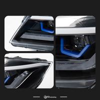 Feux avant LED AKD pour BMW E90 2005-2012 318i 320i 325i, avec DRL Angel Eye et feux de jour dynamiques modifiés