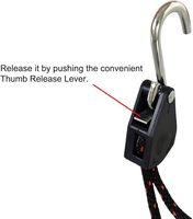 57764B-2 # tendeur à cliquet de corde suspendue réglable robuste arrimage accessoires de camping et de randonnée en plein air