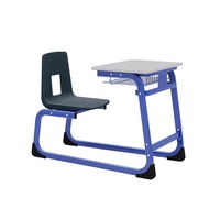 Meubles de classe, bureau et chaise d'élève, ensemble moderne de bureau et de chaise pour l'éducation scolaire