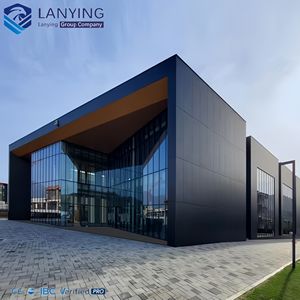 कार्यशालाओं संयंत्रों के लिए स्टील फ्रेम के साथ वाणिज्यिक धातु संरचनाएं-सहायता प्रमाणित - Product Image 5