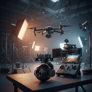 Drone caméra ultra haute définition 2K avec fonction 24 ips pour cinéastes - Product Image 1