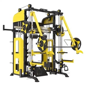 Multi Function <b>Home</b> Use Smith Machine With <b>Weight</b> Stack Wholesale Gym Equipment ABT Multifunctional Smith Machine Squat Rack Str - Product Image 3