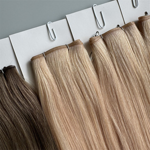 Extension per <span class=keywords><strong>Capelli</strong></span> di Qualità Professionale 2026 - Nuovo Design, <span class=keywords><strong>Capelli</strong></span> Europei Remy con Cuticole Allineate, Morbidi, Tutti i Colori, Genius Weft - Product Image 6