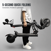 Trottinette Électrique Pliable 36V 10Ah Pneus 10 Pouces Cadre en Aluminium Étanche Moteur Brushless Frein à Disque 350W pour Adultes Urbain