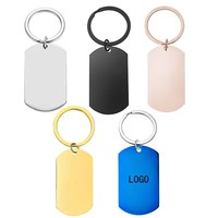 Porte-clés avec étiquette de chien Kawaii en métal vierge personnalisé texte gravé au laser, porte-clés de couple en forme de coeur en peluche 2pc.