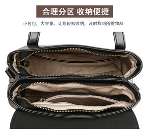 Sacs pour femmes classiques de grande capacité, sacs à bandoulière en cuir véritable de créateurs pour femmes, sac à main, sacs à main de luxe - Product Image 2