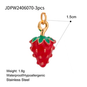 สร้อยคอจี้สแตนเลสสตีล DIY สไตล์ยุโรปอเมริกันสำหรับผู้หญิง ประดับด้วยหินธรรมชาติ ชุบทอง - Product Image 6