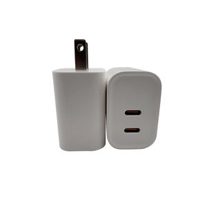 <span class=keywords><strong>Chargeur</strong></span> rapide PD 25W double port USB-C, adaptateur secteur prise US compatible <span class=keywords><strong>Samsung</strong></span> Galaxy S25 et iPhone 17 Pro Max - Product Image 2