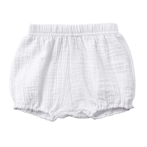 Venta caliente de verano de alta calidad ropa de bebé de algodón ropa de bebé pantalones cortos de Color puro bebé - Product Image 6