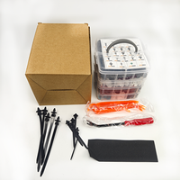 Boîte de 845 attaches universelles pour voiture, rivets et attaches à pression en PP pour garde-boue et plafond de voiture