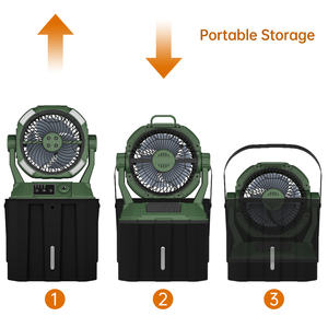 Ventilador <span class=keywords><strong>de</strong></span> <span class=keywords><strong>Mochila</strong></span> para Senderismo, con 6L <span class=keywords><strong>de</strong></span> Agua y 16000mAh, Refrigeración Personal Durante Caminatas Calurosas - Product Image 2