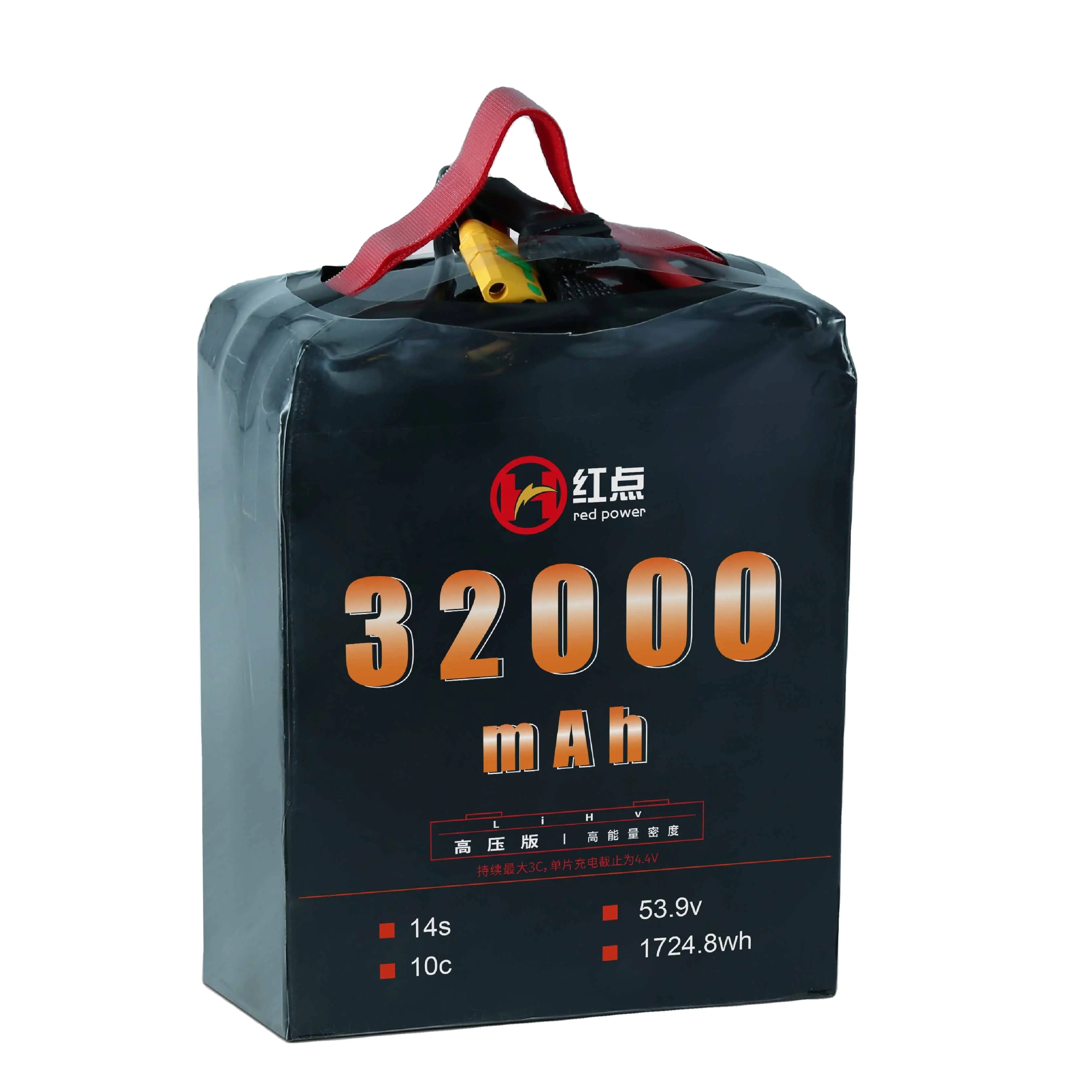 53.9V 32000mAh 32Ah14S סוללת מתח גבוה Li-Po ייצור HD מל""ט כוח סוללת מזל""ט מל""ט מל""ט קבוע רוח Vtol רב רוטור